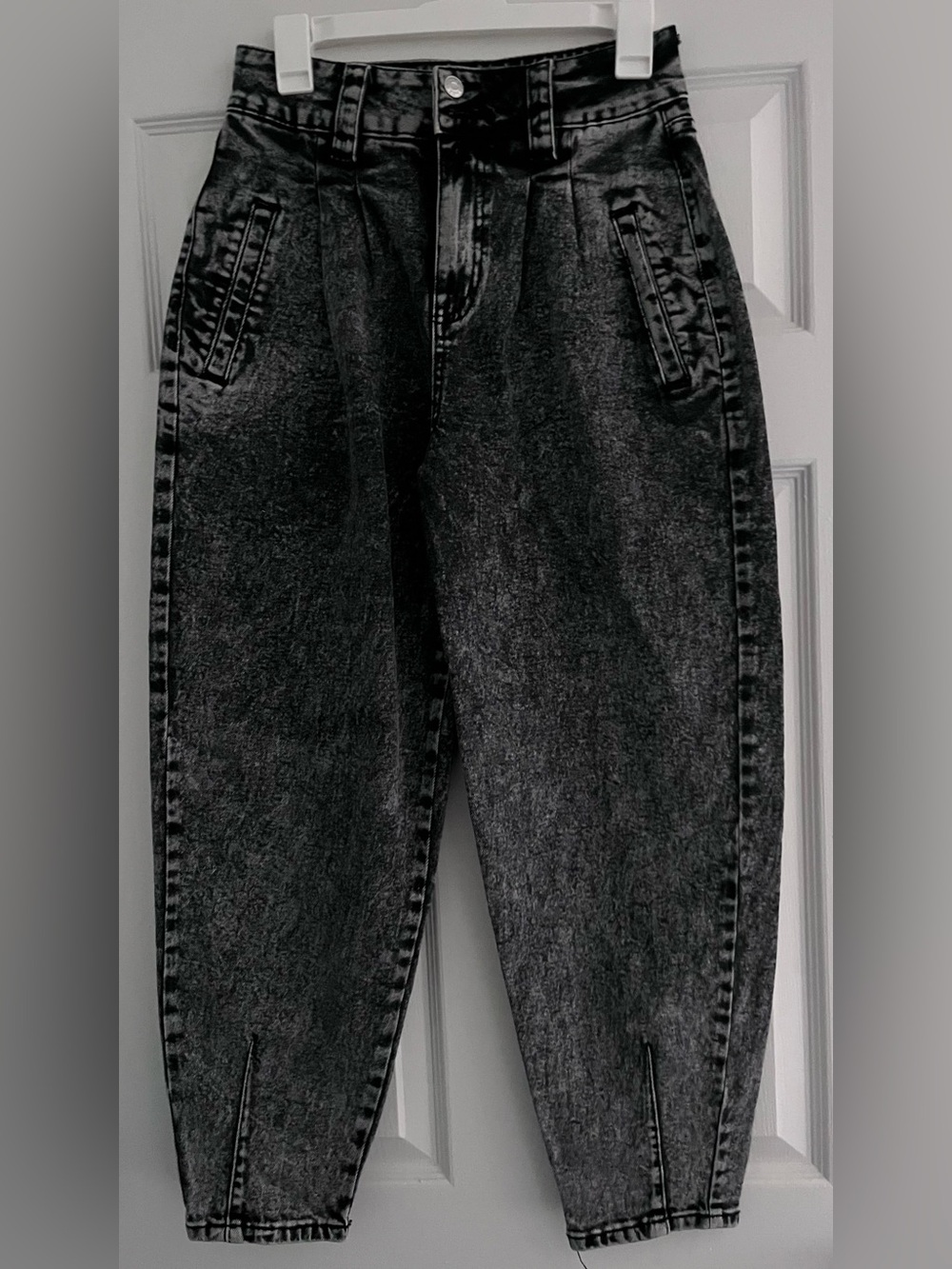 Wild Fable High-Waist Acid Wash Y2K Look Black-Gray Jeans Size 2